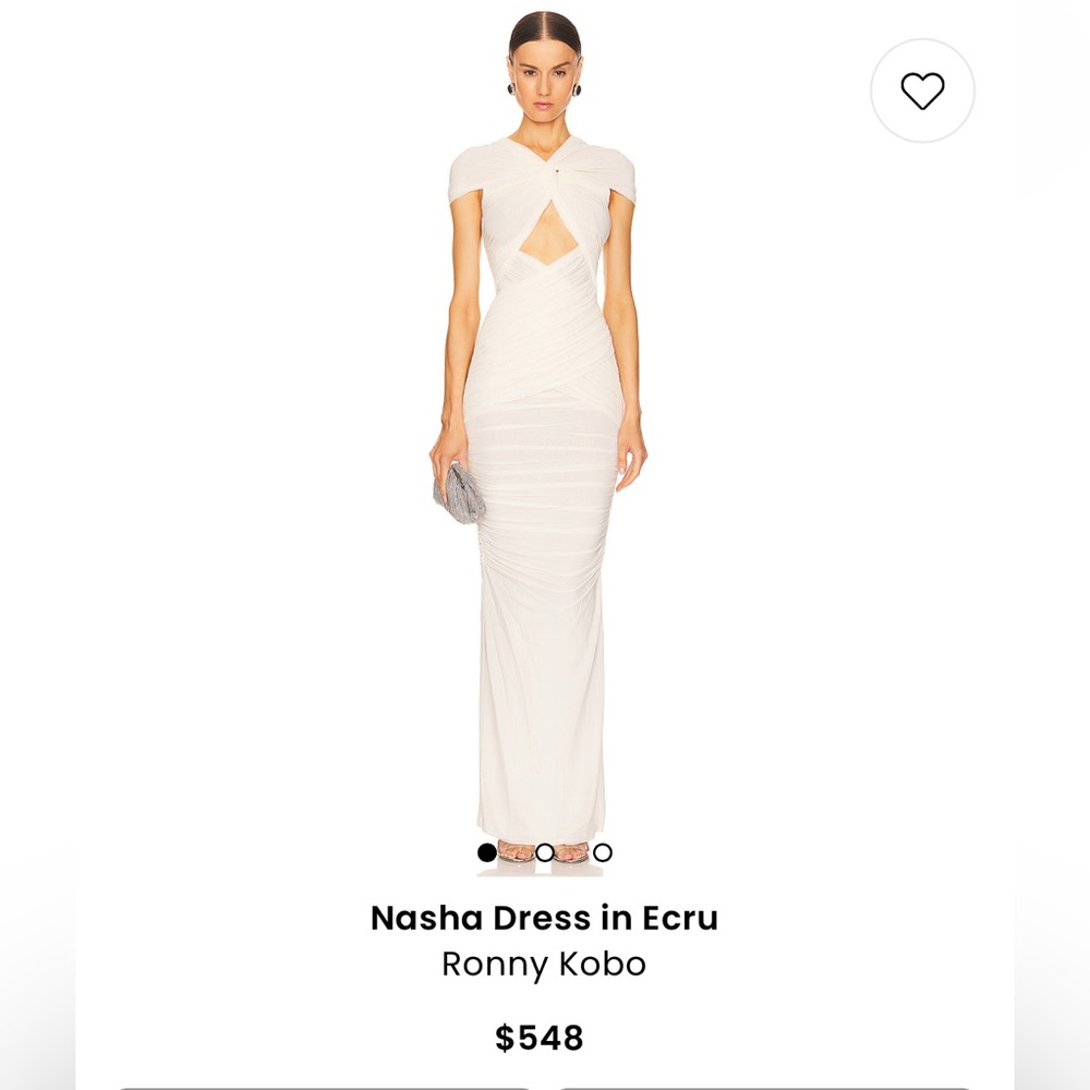 Ronny Kobo Nasha Dress in Ecru